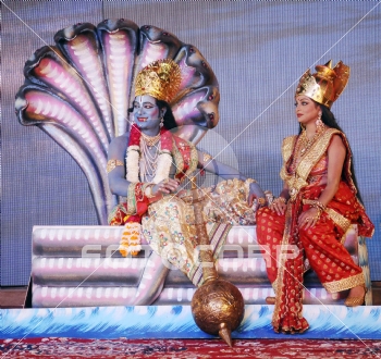 Fotocorp : Gajendra Chauhan,Rupa Dutta Luv Kush Ramleela play in Delhi Fotocorp : Gajendra Chauhan,Rupa Dutta Luv Kush Ramleela play in Delhi