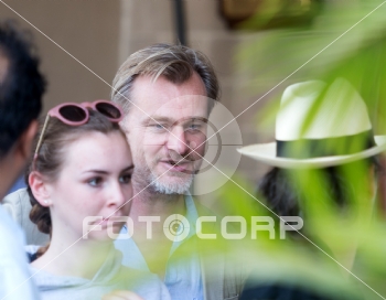 Fotocorp Christopher Nolan Flora Nolan Christopher Nolan Visits Mumbai fotocorp