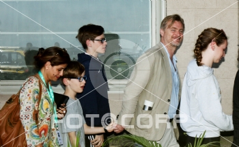 Fotocorp Christopher Nolan Flora Nolan Christopher Nolan Visits Mumbai fotocorp